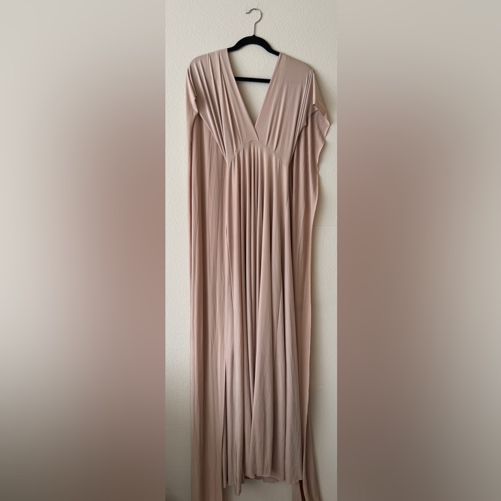 Henkaa Women’s Cream/Tan Maxi Dress - Sakura infinity style